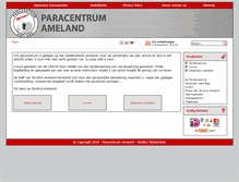 Tablet Screenshot of paracentrumameland.nl